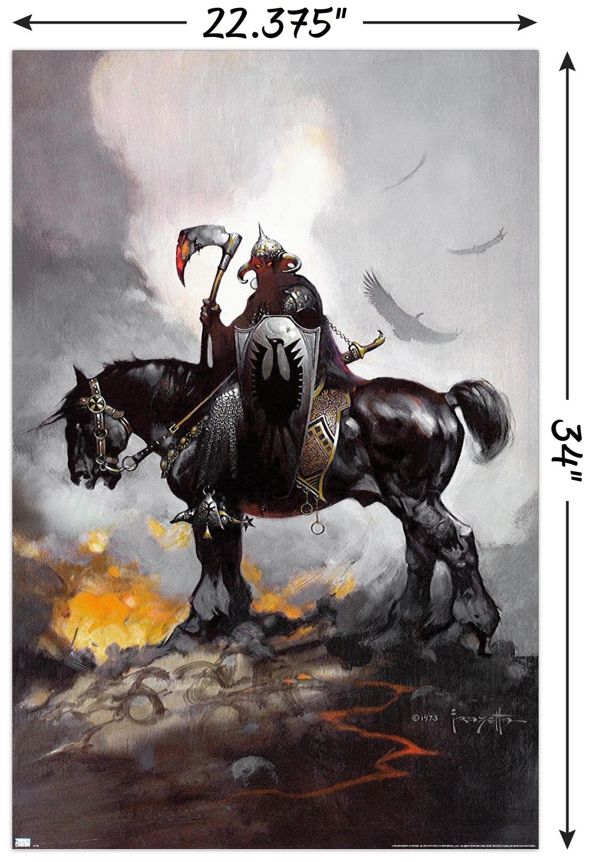 DeathDealer FrankFrazetta オールオーバープリントT