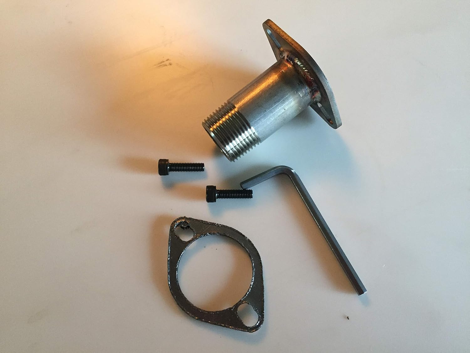 GenExhaust Compatible with Honda EU6500iS/EU7000iS Generator 3/4" NPT (National Pipe Taper) Steel Exhaust Extension Hardware only