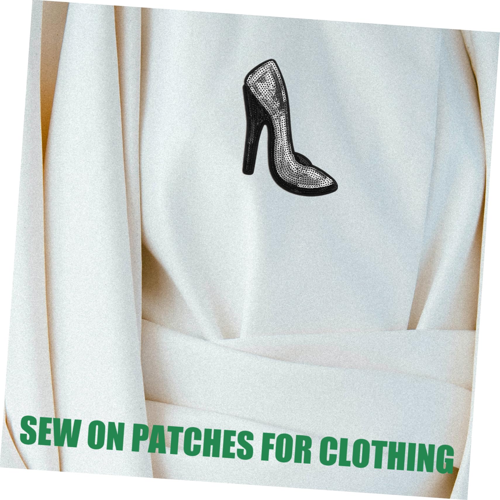 VILLCASE 25paare Sequin Applikationen Für Kleidung Hochwertige Patches Für Kostüme Und Modeaccessoires Dekorative Aufnäher Für Taschen Und Bekleidung Zum Aufnähen