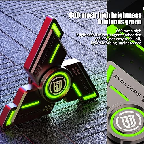 Miniatura 3 de Fidget Spinners para adultos, juguetes antiestrés de metal fresco, juguetes para TDAH para la ansiedad, giros silenciosos de alta velocidad,
