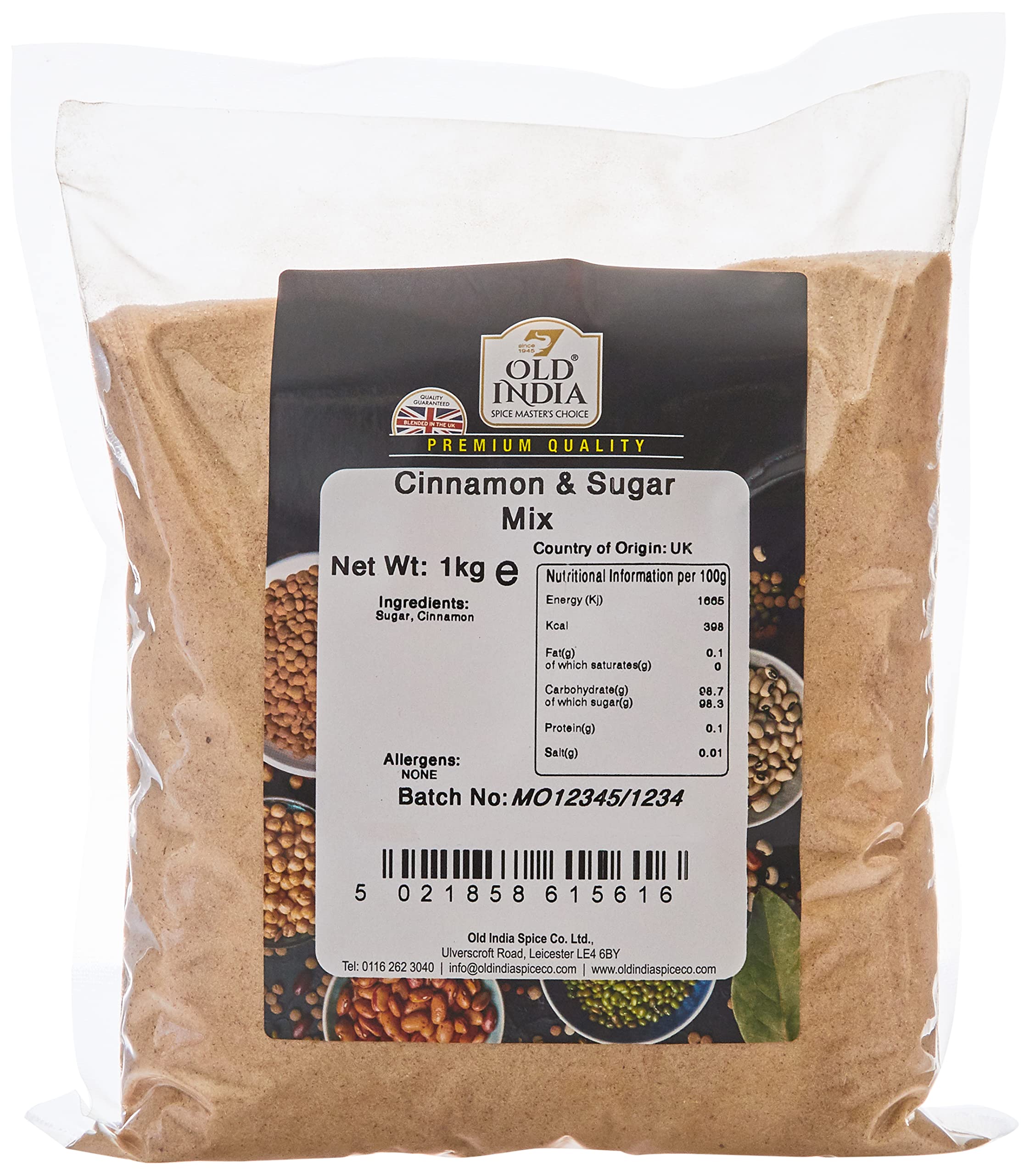 Old India Cinnamon & Sugar Mix 1kg