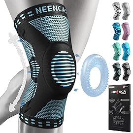 NEENCA Professional Knee Brace for Women/Men, Knee Support with Patella Pad & Side Stabilizers, Compression Knee Sleeve for Knee Joint Pain, Meniscus Tear, ACL, PCL, Runner, Workout