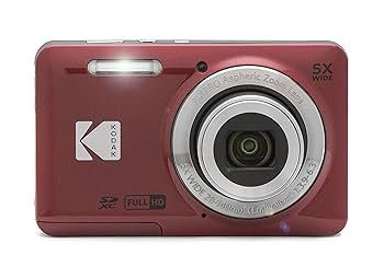 デジタルカメラ kodak fz55 red Amazon.com : Kodak PIXPRO FZ55, 16MP 28mm Wide-Angle Digital
