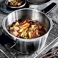 Vista 8 de Fissler Vitaquick - Juego de olla a presión premium, 4.8 cuartos de galón y tapa de vidrio