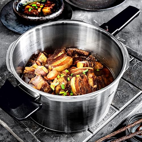 Miniatura 8 de Fissler Vitaquick - Juego de olla a presión premium, 4.8 cuartos de galón y tapa de vidrio