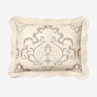 Vista 13 de BrylaneHome Amelia Almohada Cuadrada - Oro Miel