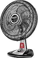 MONDIAL Ventilador 40cm Super Turbo 8 Pás Repelente Líquido, Preto/Prata, 140W, 110V - VTX-40-8P-RL