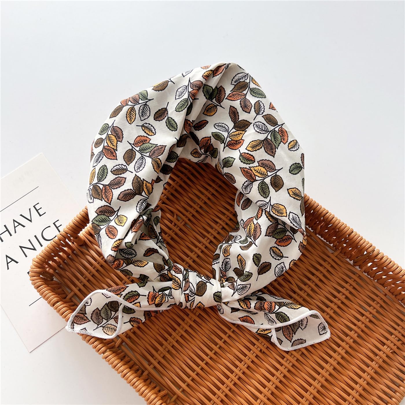 2 Pack 100% Cotton Bandana Headband, Head Wrap, Protective Coverage, Hair Neck Scarf for Men, Women 23 x 23 inch - Image 6