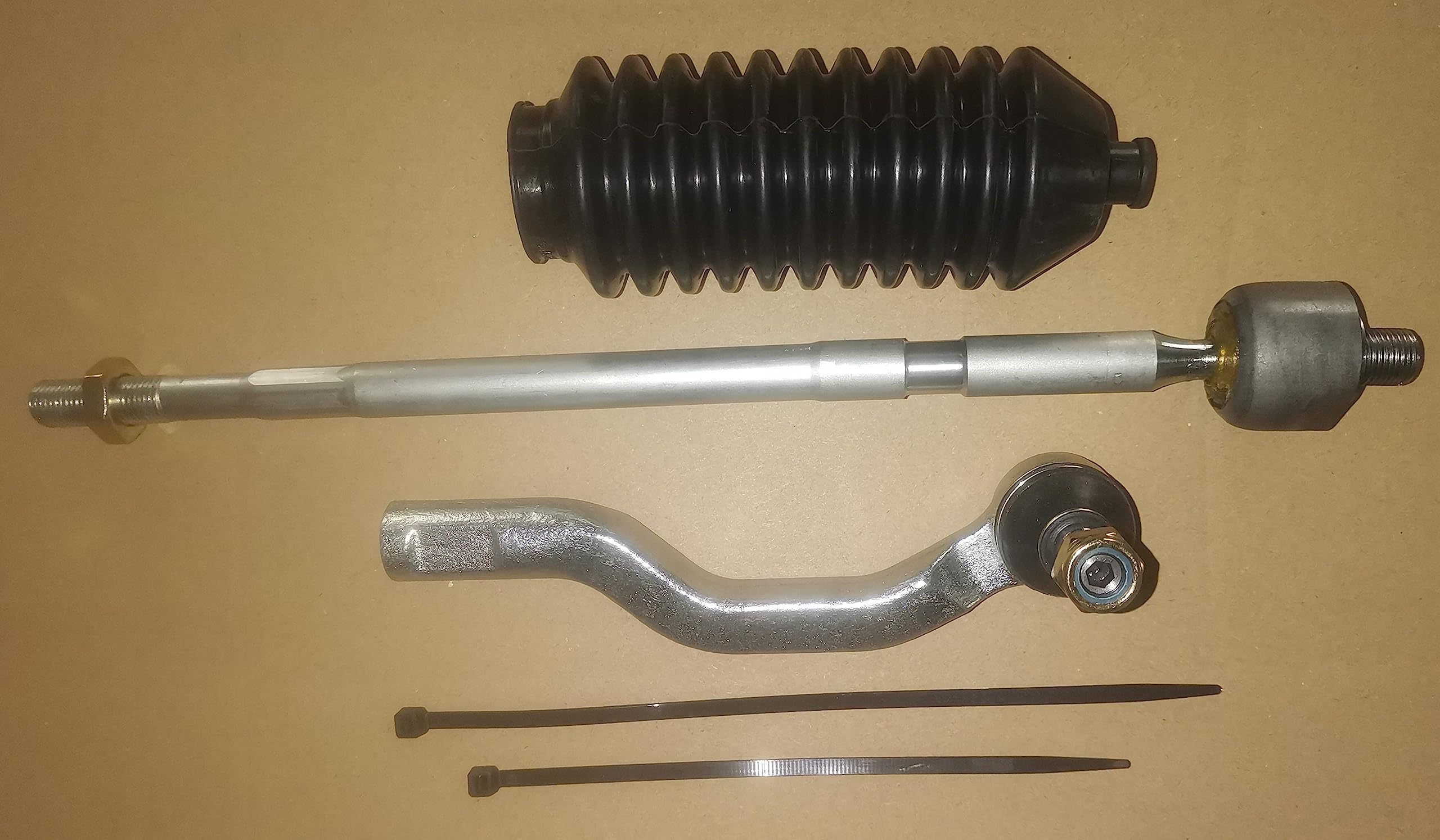 Right Passenger Side Steering Tie Rod End Assy 7061229 & Boots Kit