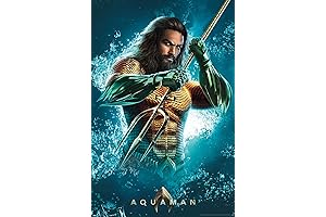 DC Comics Movie - Aquaman - Trident Wall Poster, 22.375" x 34", Premium Unframed