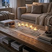 Vista 6 de Seraphic - Porta velas arqueado de hierro para centro de mesa