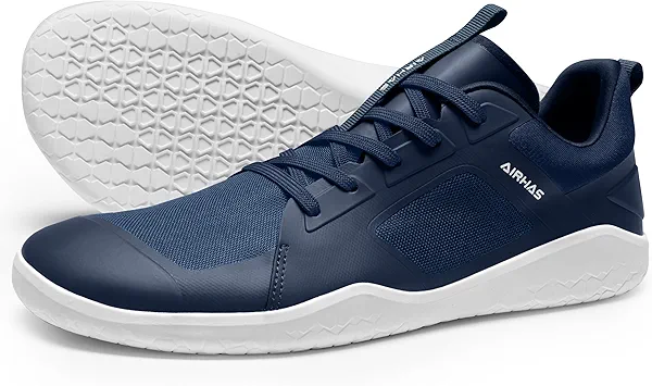AIRHAS Men's Barefoot Shoes Zero Drop Workout Minimalist Gym Shoes for Men Deadlift Cross Training Sneakers