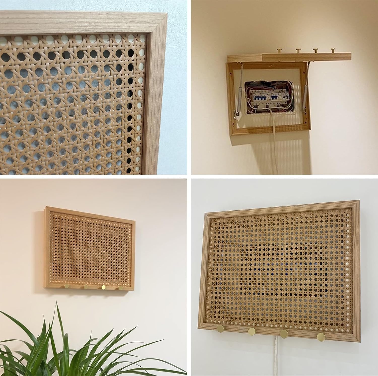 Cubierta De Caja De Fusibles, Cubierta De Panel Eléctrico De Gabinete, Medidor Oculto Decorativo, Caja De Medidor Eléctrico, Pintura Decorativa Montada En La Pared,01,55 x45cm