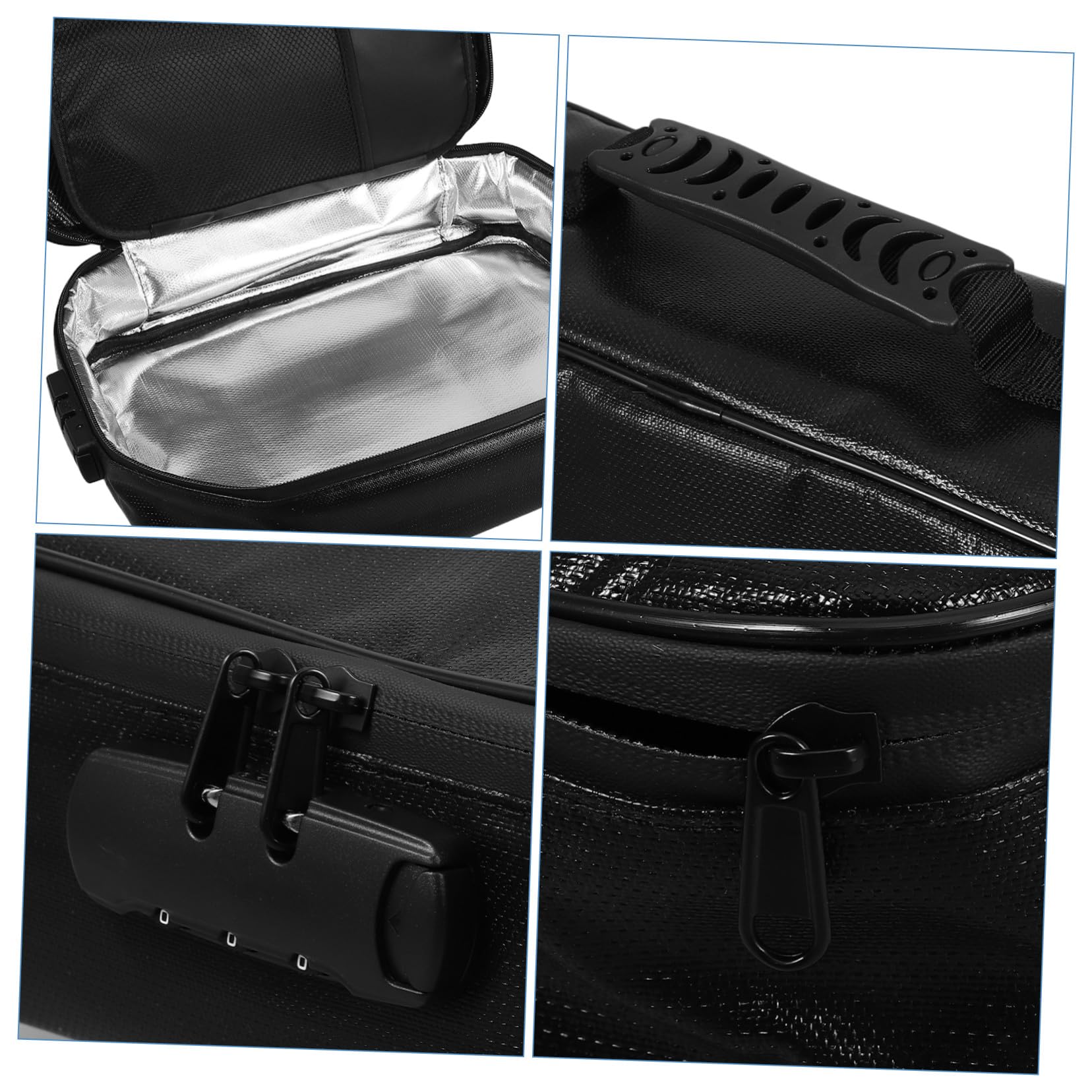 Gatuida Portadocumenti da Viaggio Ignifugo con Organizer per Documenti e Certificati Borsa Portadocumenti con Lucchetto per Archiviazione Sicura Casa Ufficio