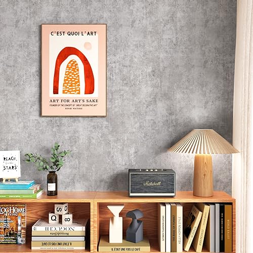 Vista 4 de Papel tapiz de hormigón gris de 30 x 197 pulgadas, con textura para encimeras de baño, adhesivo de pared extraíble, impermeable, para armarios