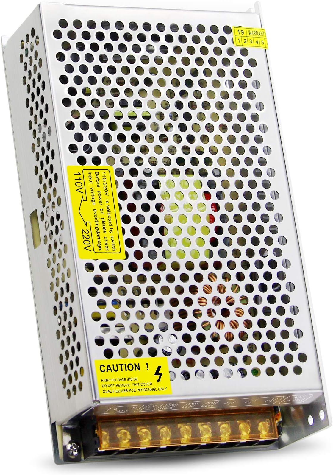 Aclorol 5V 40A 200W Power Supply 110V / 220V AC to DC 5V 40amp Universal Power Converter Transformer Driver Adaptor for WS2812B WS2813 2812 LED Strip Pixel CCTV Camera Security System Laptop Project