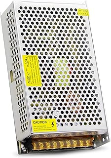 Aclorol 5V 40A 200W Power Supply 110V / 220V AC to DC 5V 40amp Universal Power Converter Transformer Driver Adaptor for WS2812B WS2813 2812 LED Strip Pixel CCTV Camera Security System Laptop Project