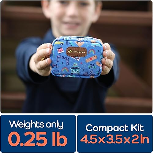 Miniatura 4 de KeepGoing - Kit de primeros auxilios de viaje pequeño para niños 60 unidades mini kit de primeros auxilios para bolso bolsa de pañales y mochila con