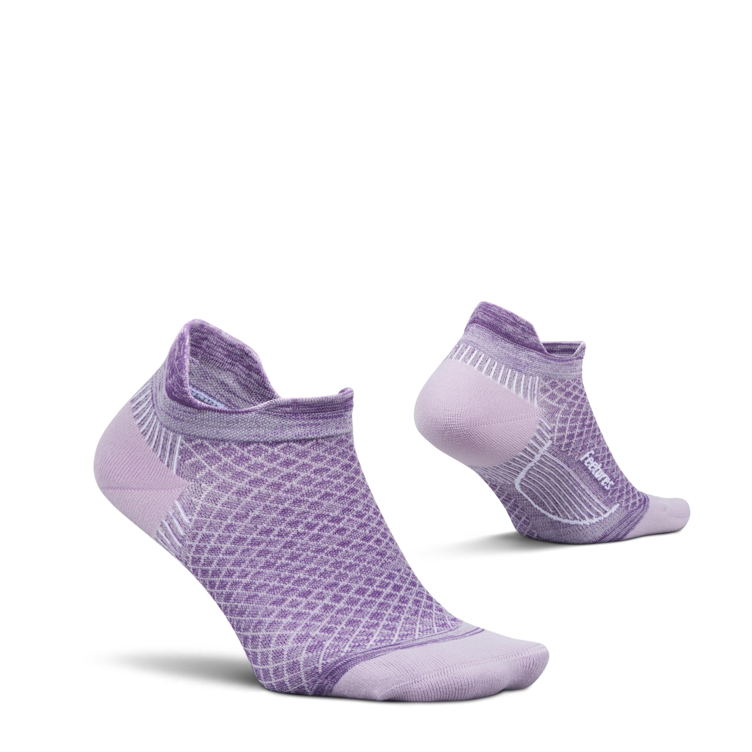 Feetures Plantar Fasciitis Relief Sock Light Cushion No Show Tab - Targeted Compression Sock for Women & Men