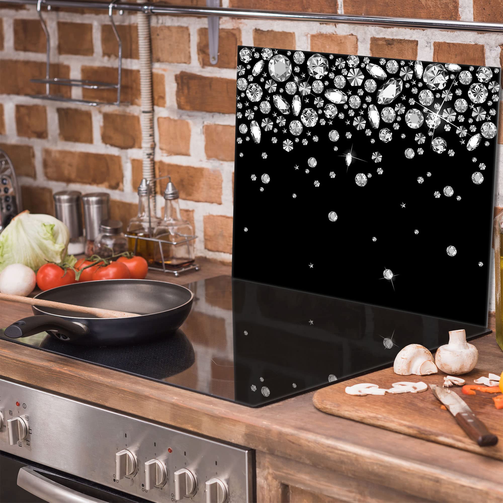 DarHaus Plaque de recouvrement, 60 x 52 cm, en verre, pour | WhichOne DarHaus Plaque de recouvrement, 60 x 52 cm, en verre, pour | WhichOne