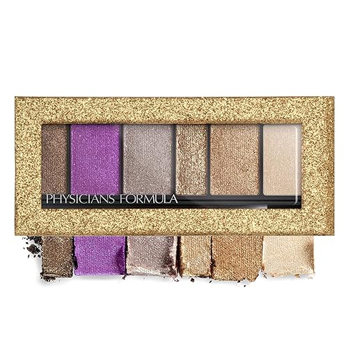 Physicians Formula Shimmer Strips - Sombra de ojos y delineador de ojos personalizados, Glam Nude, probado por dermatólogos