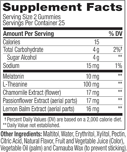 Miniatura 6 de OLLY Max Strength - Gomitas para dormir, 10 mg de melatonina, L-teanina, manzanilla, bálsamo de limón, ayuda para dormir, fresa, 70 unidades