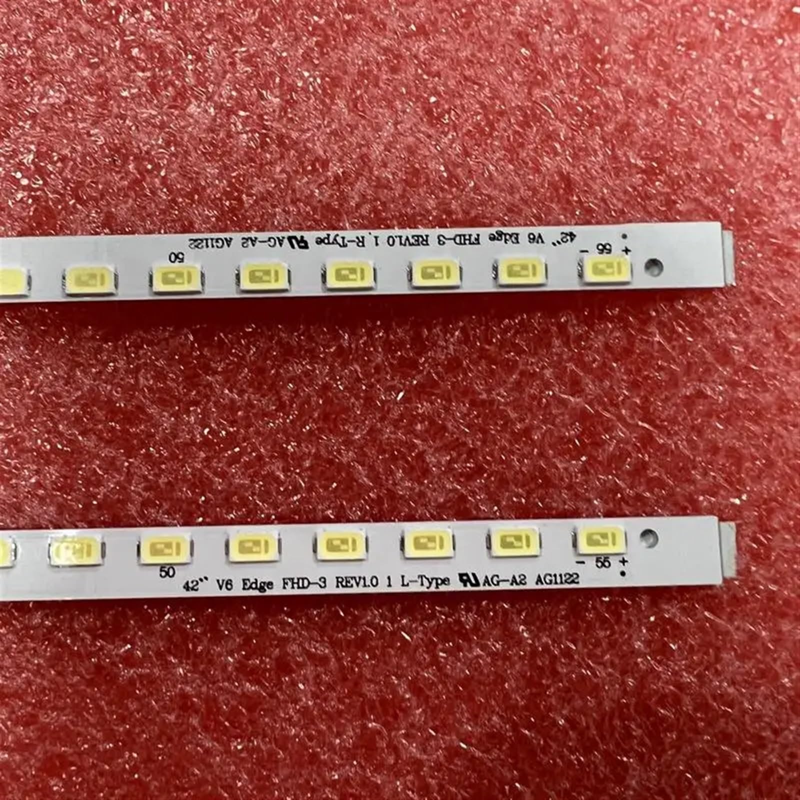 Barra LED Compatibile for TV 42LV3500 42LW5700 42LV3700 42LV3400 42LW570 42HL833G 42LV355U 42HL833B 42LV375S TV KDL-42EX410 TC-L42E3 (Color : Kit 2pcs for 1 TV)