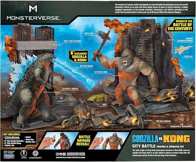Monsterverse 6" City Battle Bundle por Playmates Toys miniatura 5