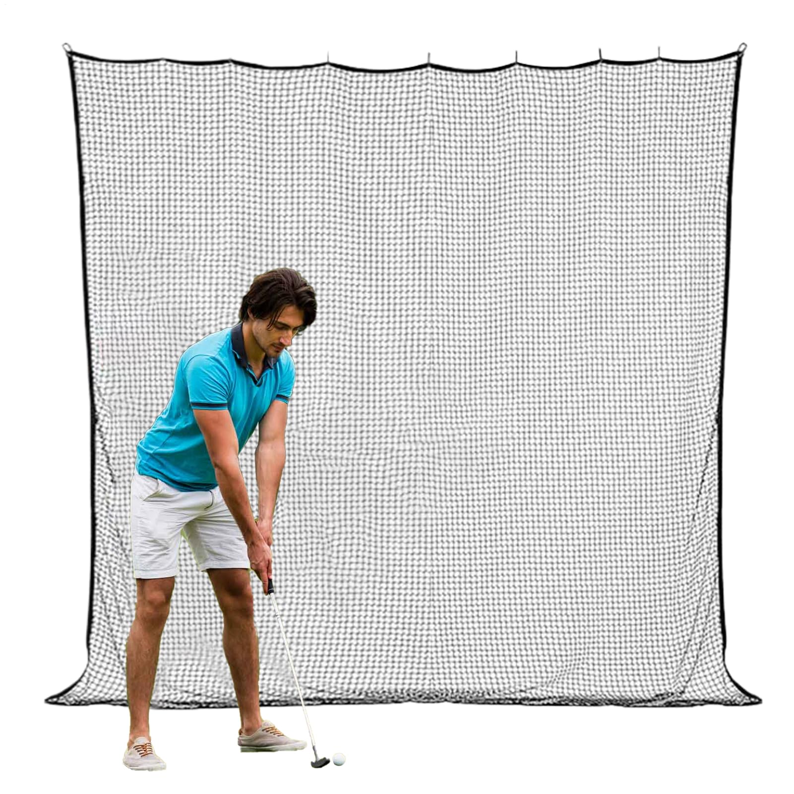 Red de Entrenamiento de Golf 3x3 Metros para Práctica Interior y Exterior