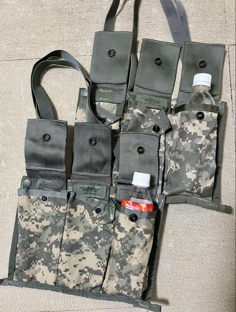 Amazon.co.jp: 米軍放出 3連バンダリアポーチ 迷彩柄 MOLLE II