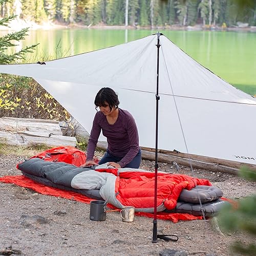 Miniatura 6 de KAMMOK Kuhli Ultraligero  Refugio versátil para clima (impermeable, duradero, portátil, lona de campamento, lona hamaca, cubierta de lluvia), verde