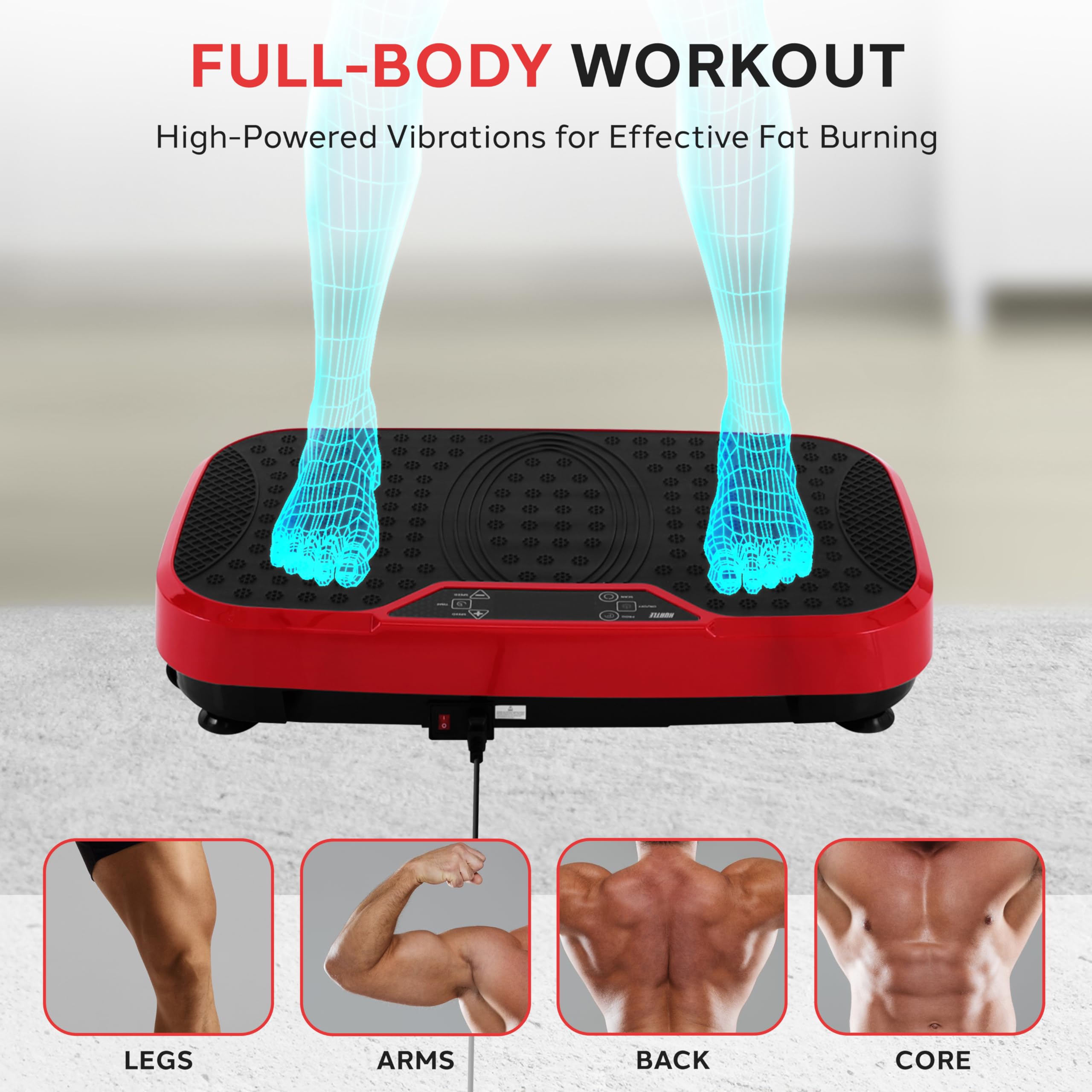 Snapklik.com : Hurtle Fitness Vibration Platform Machine - Home Gym ...