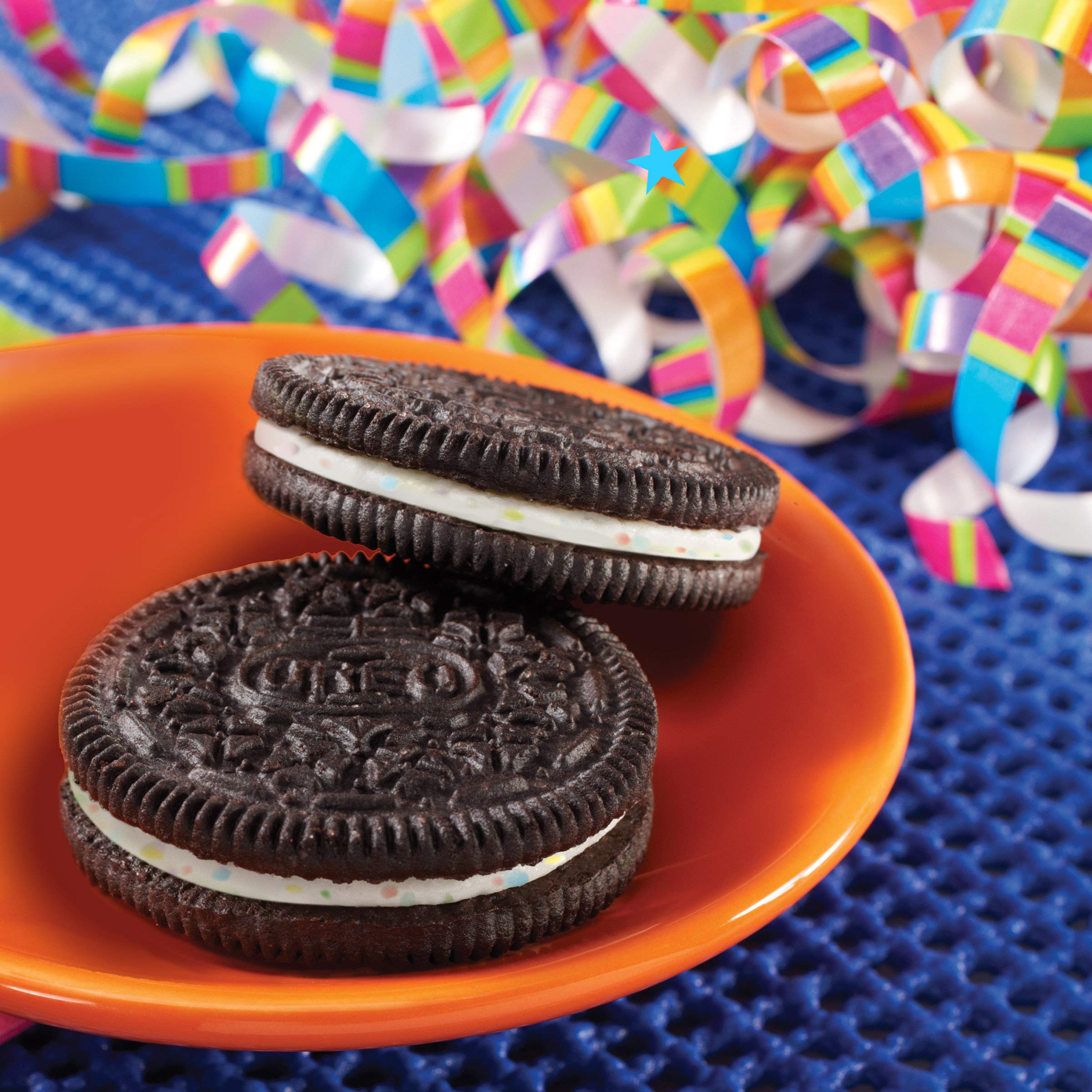 OREO Birthday Cake Chocolate Sandwich Cookies, 12 17 oz Family Size