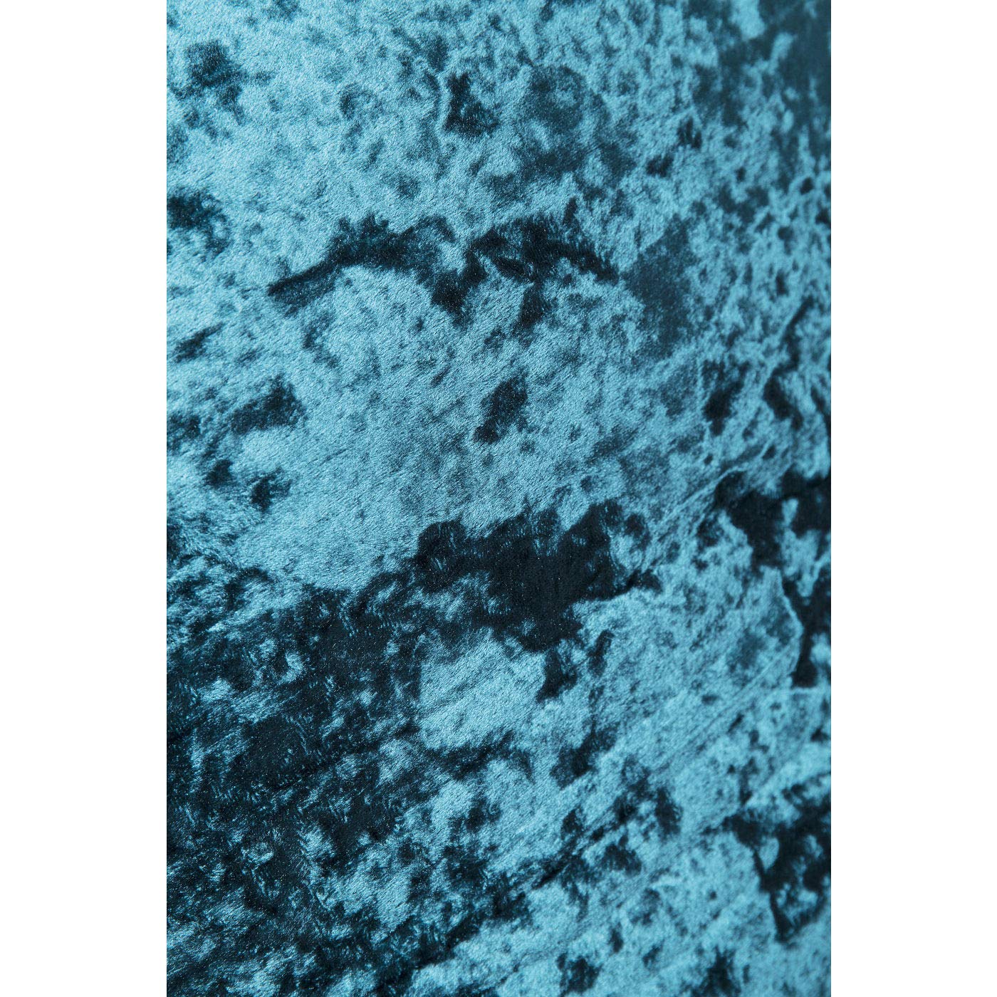 Kare Design Cojín Cannes, petróleo, flecos, cojín decorativo, aspecto de terciopelo, cojín decorativo con cremallera, funda extraíble, relleno incluido, 45x45 cm