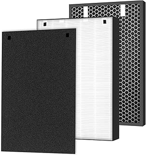 Air220 Air320 Filter Replacement for Bissell Air320 Air220 2609A Air Purifier, 2678, 2804 HEPA Filter + Pre-Filter and 2677 Activated Carbon Filter, 1 Set
