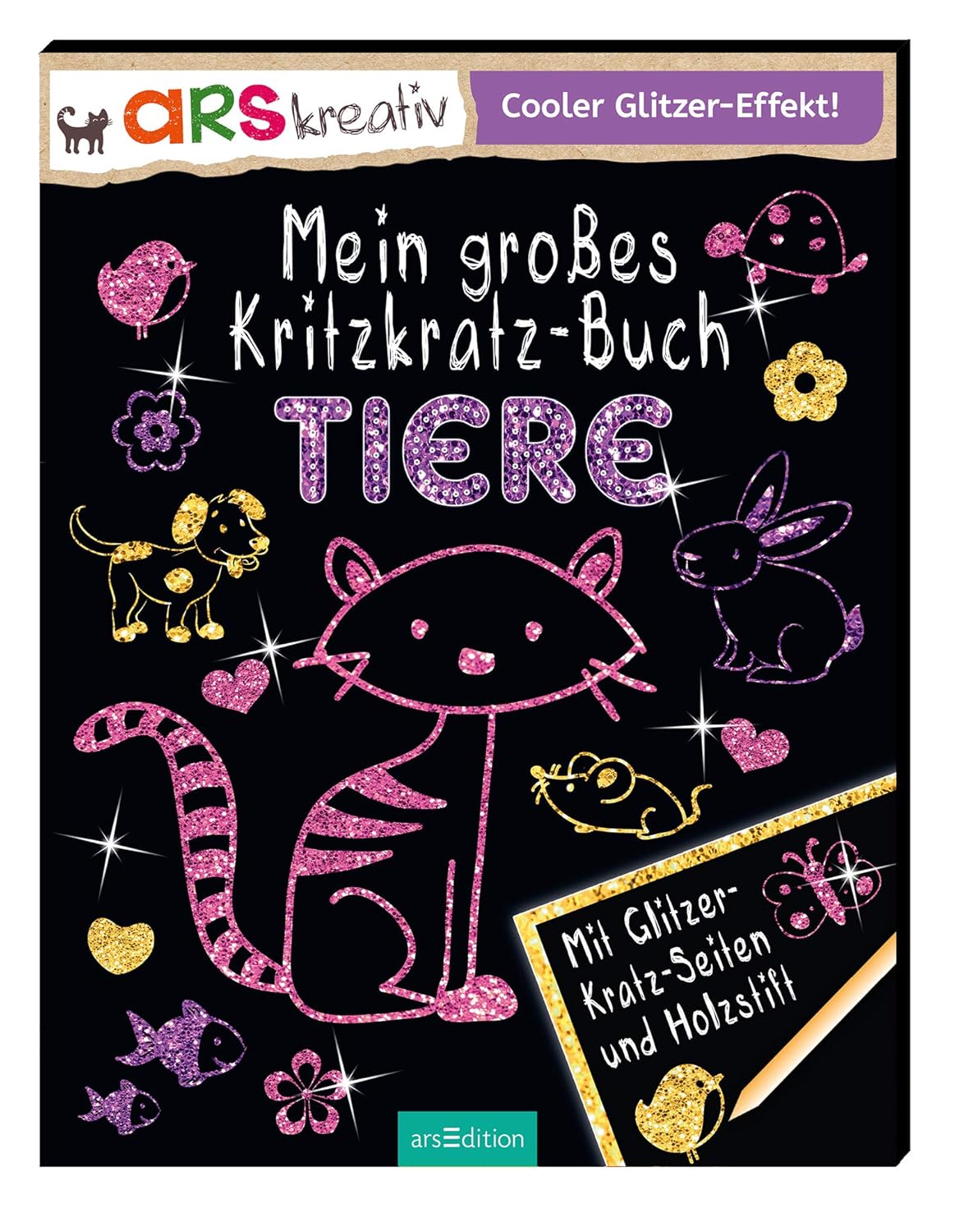 Mein großes KritzkratzBuch Tiere Slowell, Charlotte Amazon.de Bücher