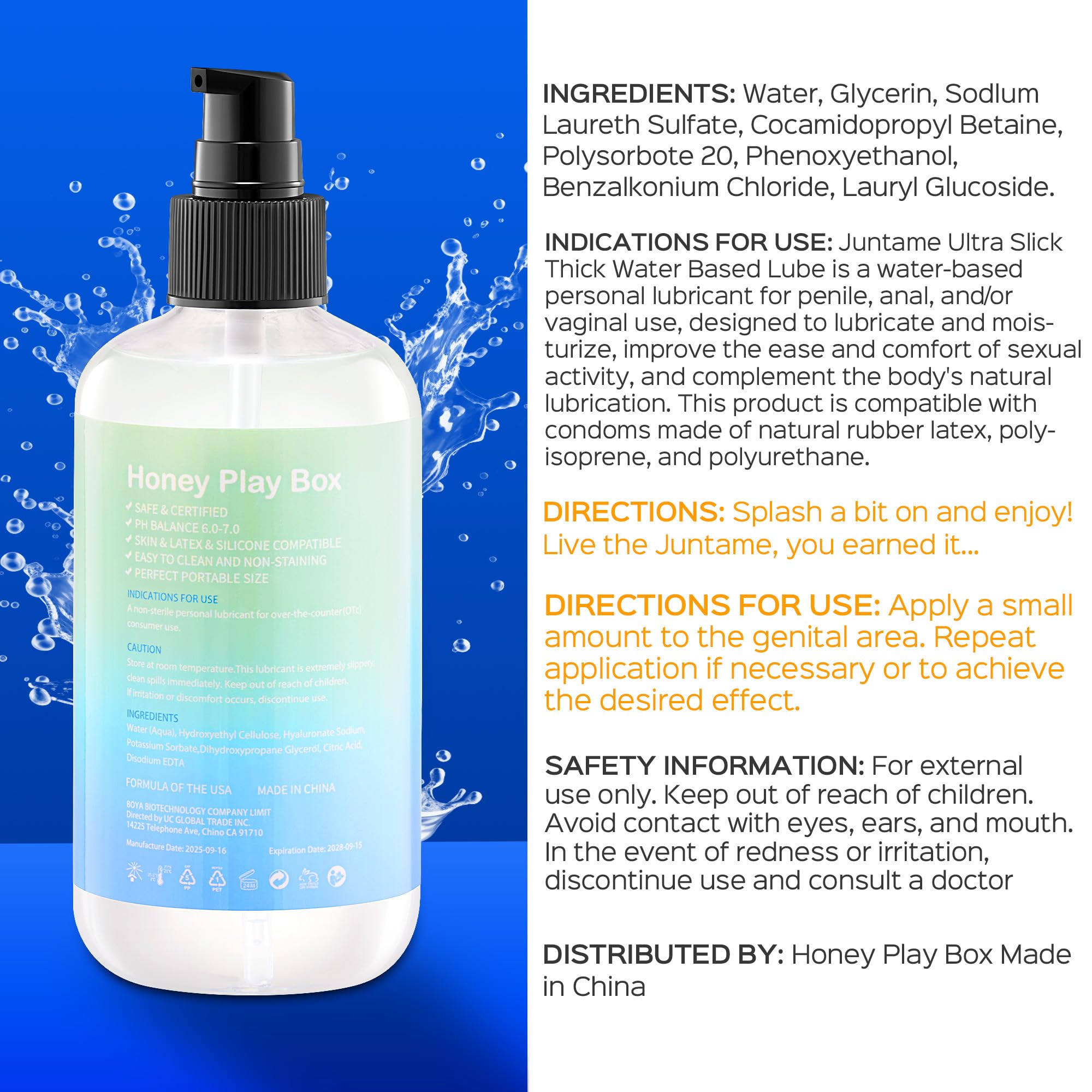 Amazon.com: Water Based Lube (8 Fl Oz) Personal Lubricant for Men, Women & Couples, Toy Friendly, Flavorless, Non-Sticky, Easy-to-Clean, Water-Based Lubricant for Vaginal and Anal Lube, Value Size : Health & Household Amazon.com: Water Based Lube (8 Fl Oz) Personal Lubricant for Men, Women & Couples, Toy Friendly, Flavorless, Non-Sticky, Easy-to-Clean, Water-Based Lubricant for Vaginal and Anal Lube, Value Size : Health & Household