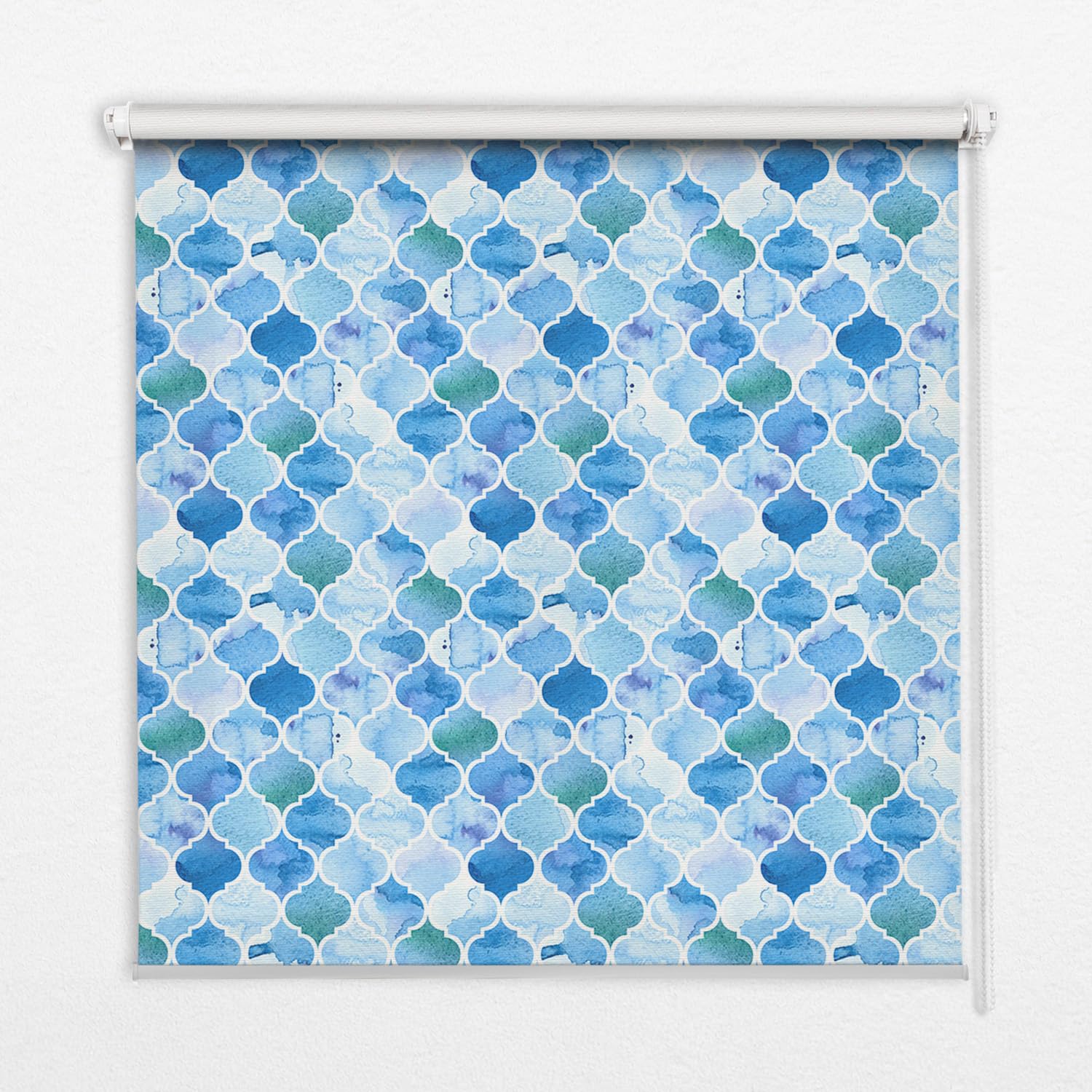 Store banne intérieur perméable tamisant la lumière 50x50cm Tulup sans perçage