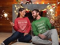 Vista 55 de Wild Bobby Why is The Carpet All Wet Todd Margo Couples Ugly Christmas Graphic Sweatshirts