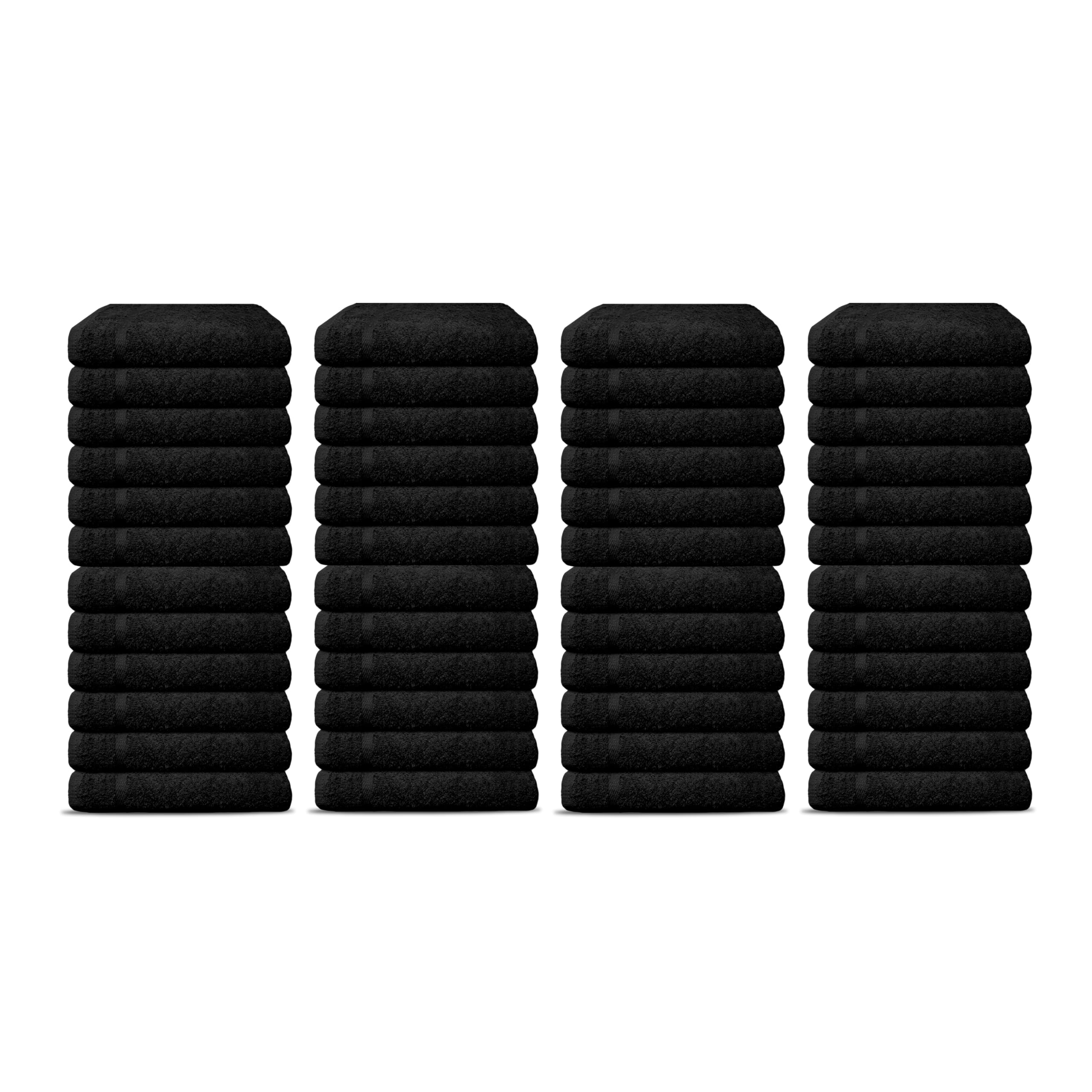 Amazon.com: Salon Towels Pack of 48 Super Absorbent Quick Dry Black ...