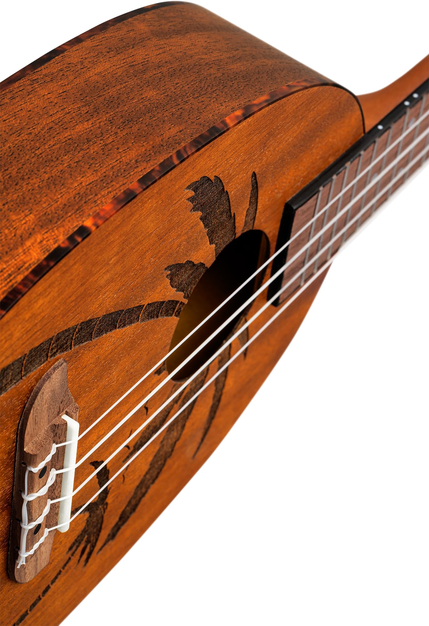 Ortega Guitars Ukulele Concerto Acustico – Bonfire Series – Corpo Ananas – Sapele, Natural (RUPA5MM)