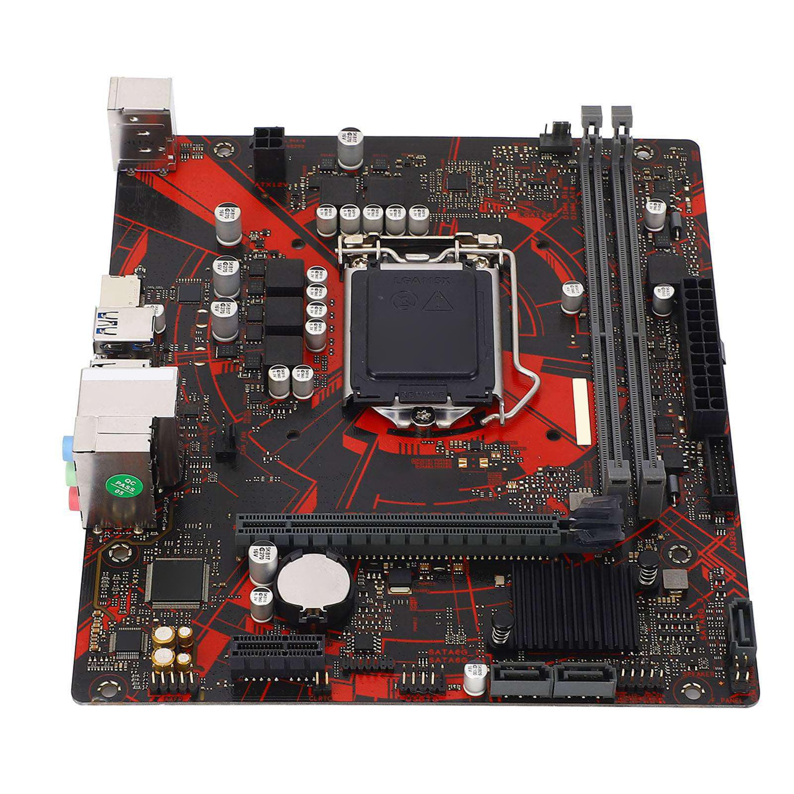 EX H410M V3 Scheda Madre per Computer, 2 DDR4 DIMM 64GB ATX PCI E 3.0 Scheda Madre per LGA 1200, per Core 10th Gen, 1x PCIE X16, HDMI, USB2.0
