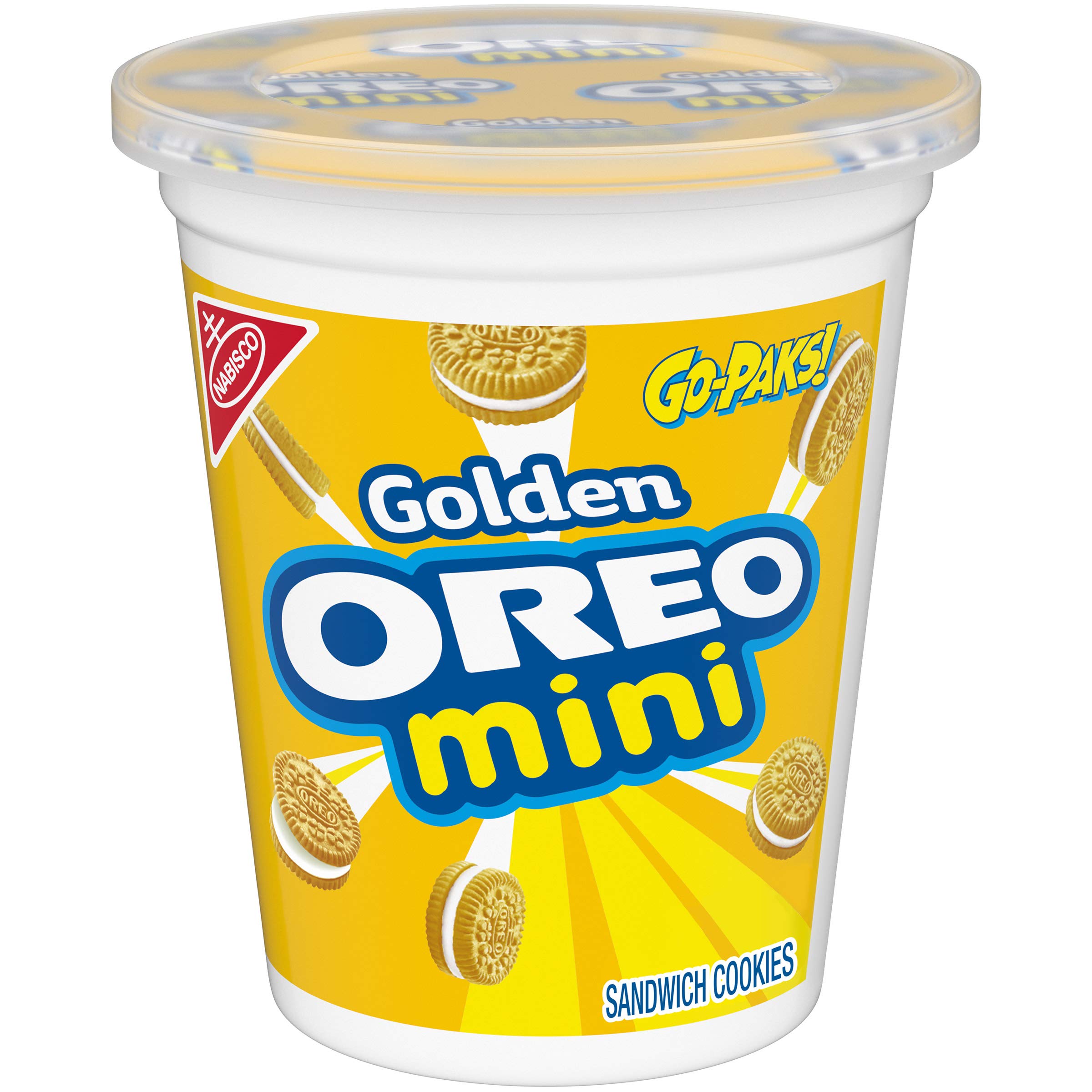 Oreo Mini Golden Sandwich Cookies Vanilla Flavor Go Pak