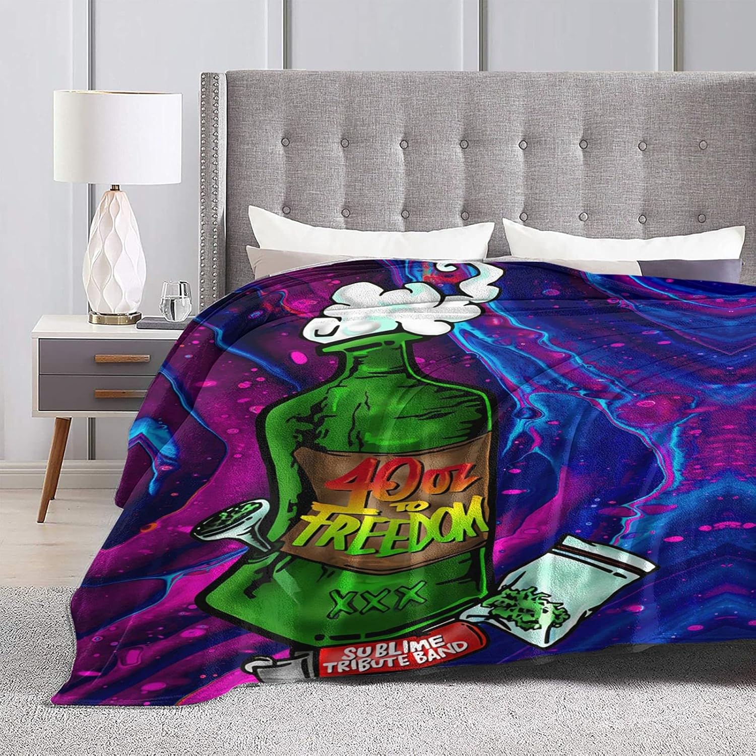 40 Oz to Freedom Blanket A Soft and Warm Coral Fleece Blanket Micro Fleece Blanket