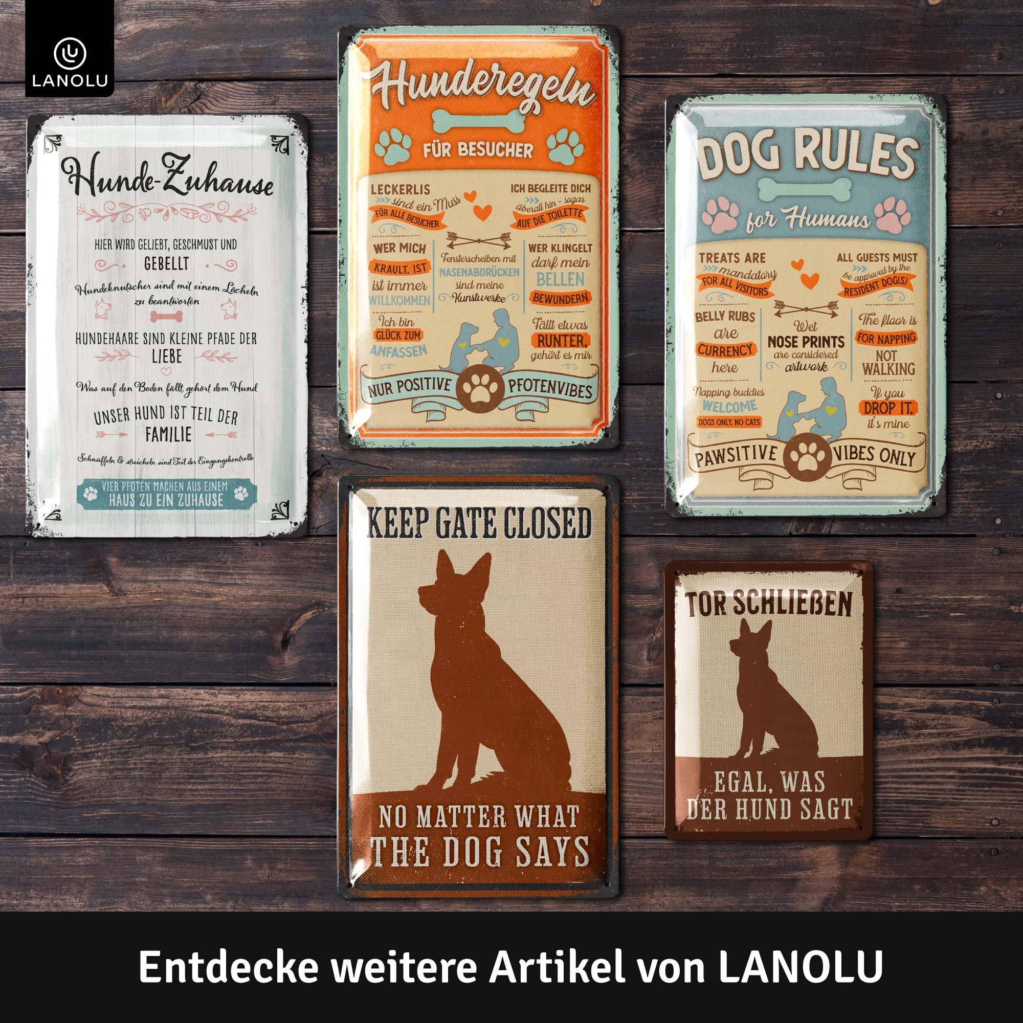 Blechschild Mit Aufschrift 'Keep Gate Closed' | Robustes Warnschild Für Tor, Gatter & Zaun