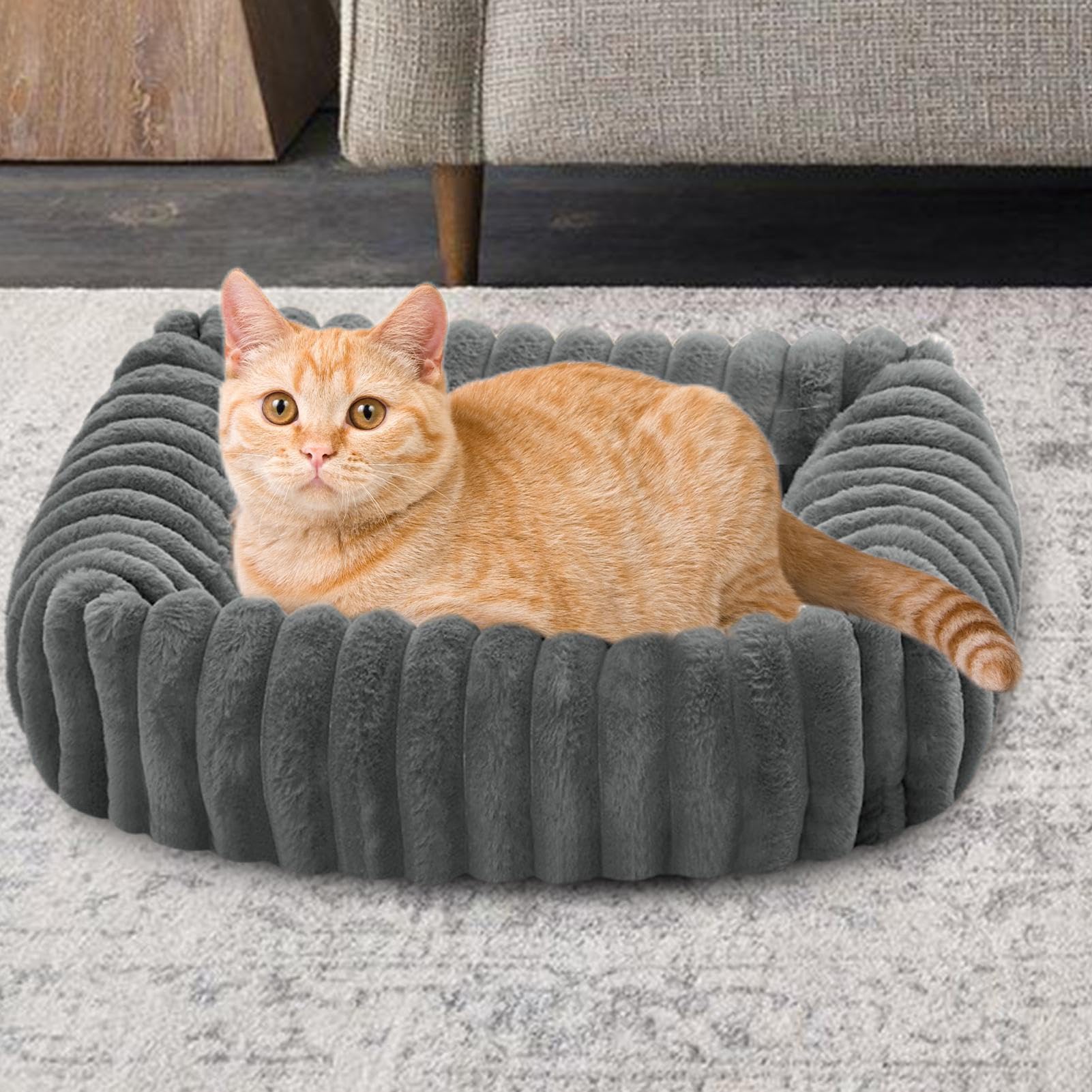Camas Lavables Para Cachorros Cálida Confortable Almohadilla de Felpa y | Colchoneta Cama Lavable Desmontable Para Gatos Casas De Mascotas, Pati