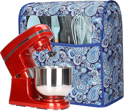 Kitchen Aid - Funda para batidora de pie de cocina, compatible con mezcladores Kitchenaid Hamilton de 5 a 8 cuartos de galón, fundas de ayuda de