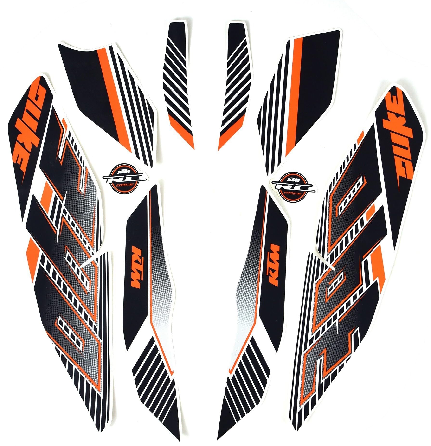Sticker & Decal for Bike (Multicolor, Black) (Duke KTM 390 Black Line) (B0DH52WG1L) Amazon Price History, Amazon Price Tracker