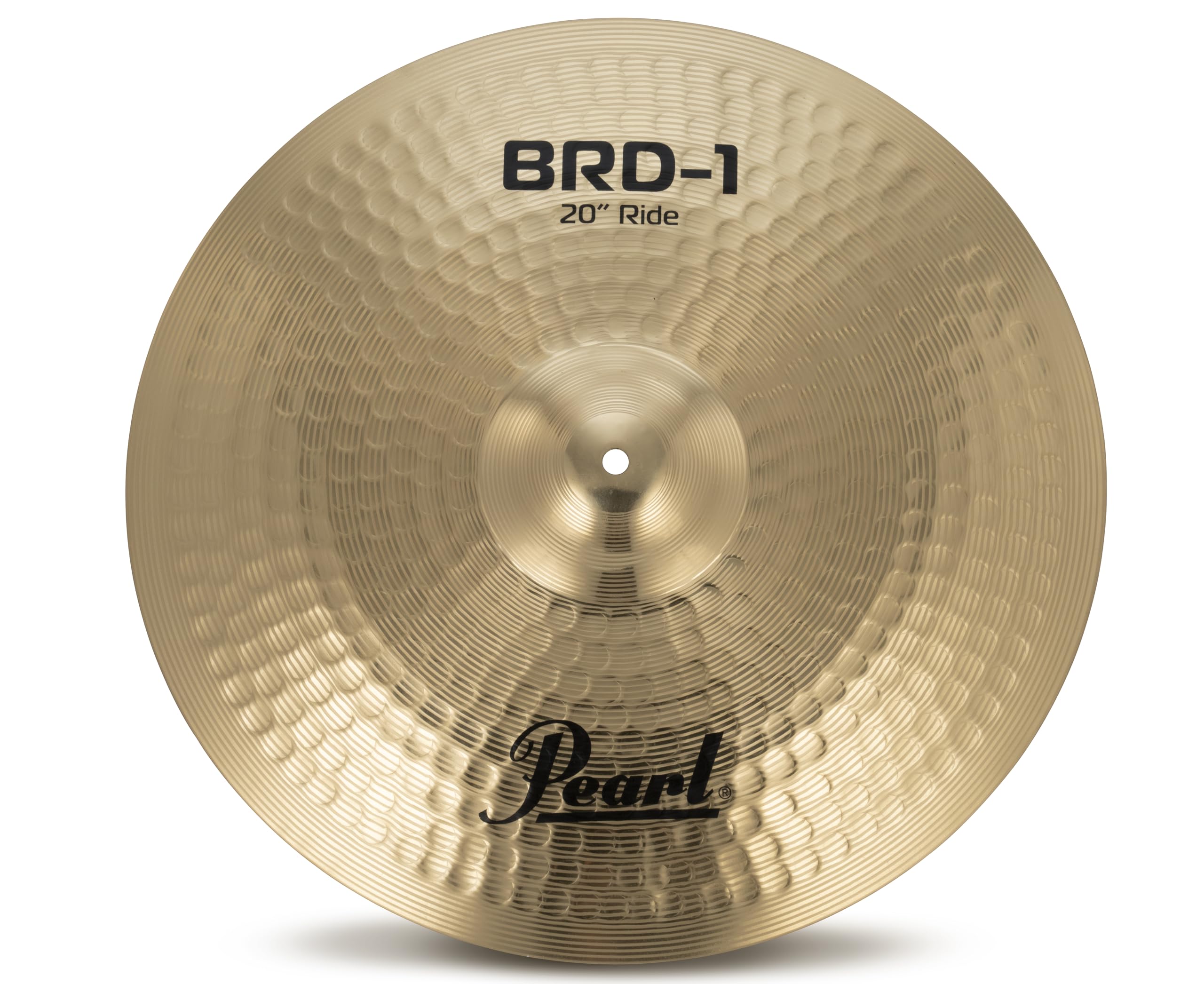 BRD1 Lot de 3 cymbales ; logo Pearl ; charleston 35,6 cm, crash de 40,6 cm, vélo de 50,8 cm