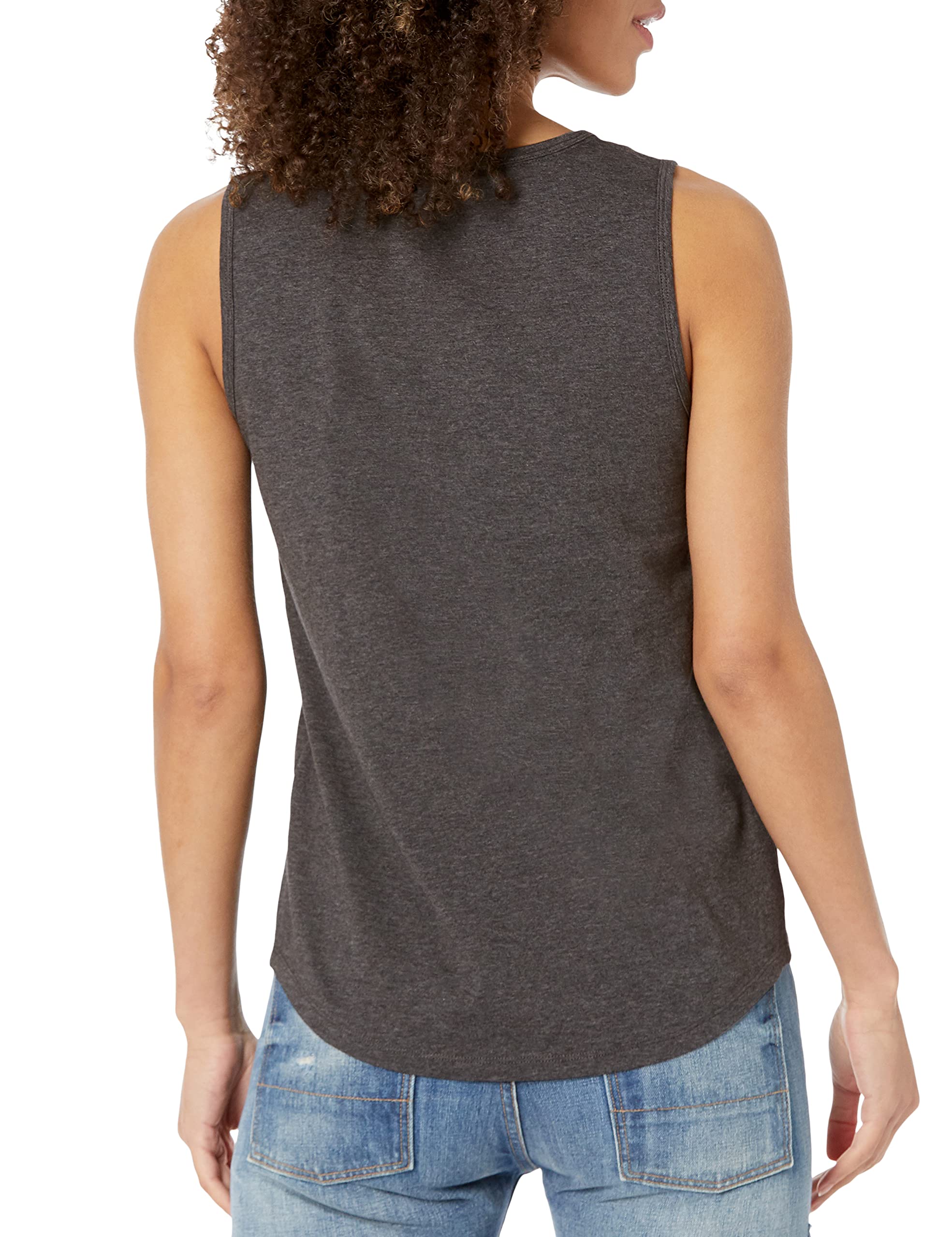 Amazon Essentials Canotta Smanicata in 100% Cotone vestibilità Classica Donna, Pacco da 2